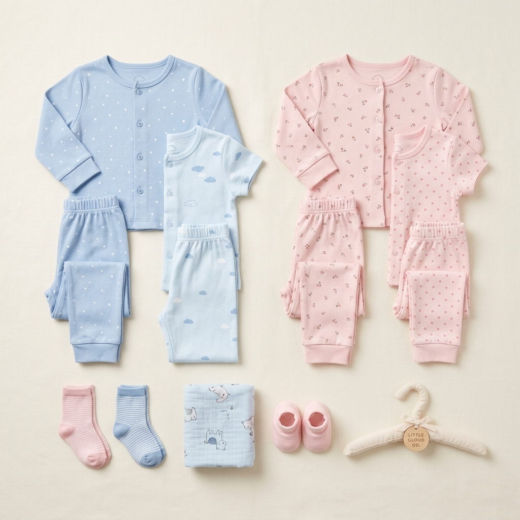 Baby & Me Pastel Cotton Apparel Banner